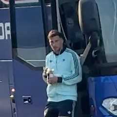 Germany soccer player hilariously enters wrong vehicle during World Cup