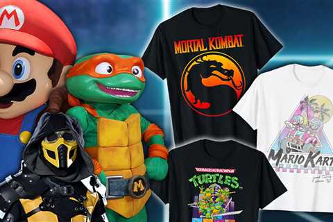 Level Up Your Wardrobe With These Retro Arcade Game T-Shirts
