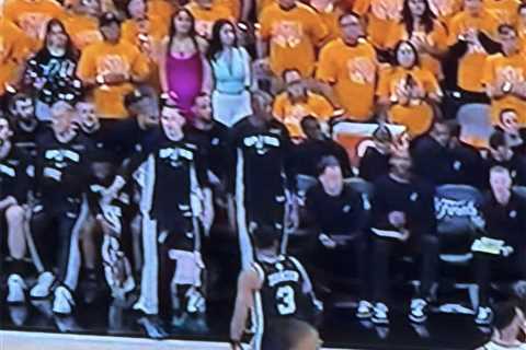 Viral Spurs fans stick out as they spurn team’s NBA Finals Game 1 shirts