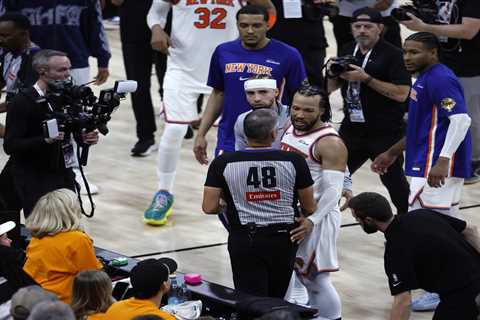 NBA investigating ‘vulgar’ Jalen Brunson hecklers after tense Game 1 Finals moment