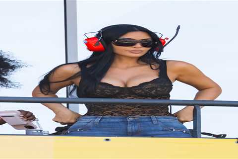 Kim Kardashian supports boyfriend Lewis Hamilton at Monaco Grand Prix with sister Khloe