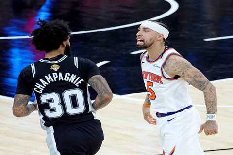 Jose Alvarado, Julian Champagnie bring HS rivalry, similar career paths to MSG’s grand NBA Finals..