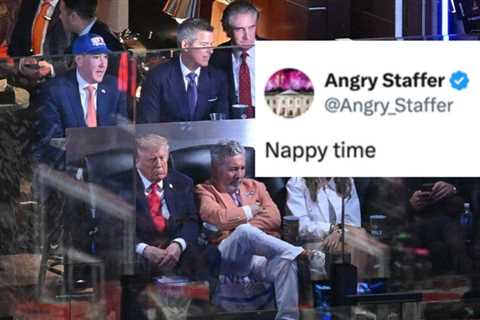 The Internet Is Losing It Over This 23-Second Clip Of Donald Trump Appearing To Sleep At The Knicks ..