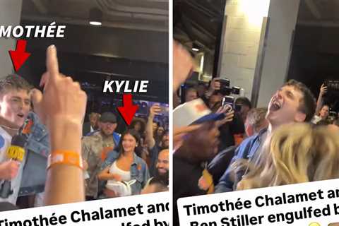 Timothée Chalamet, Ben Stiller Mobbed Following Knicks' Epic Comeback