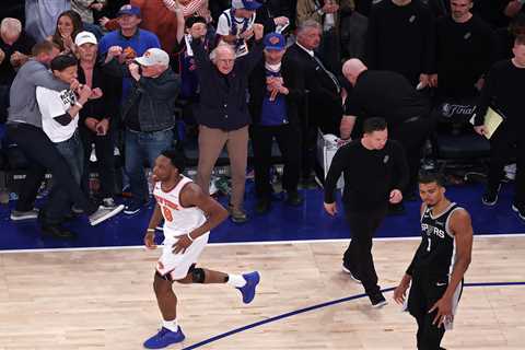 Larry David nearly collapsed after Josh Hart’s shocking Game 4 miss
