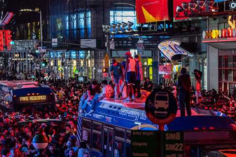 Chaos Erupts in New York City After Knicks Secure Game 5 Win in NBA Finals