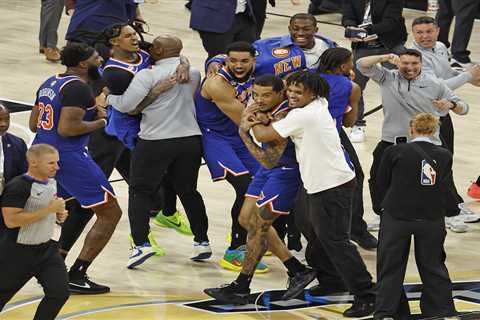 Knicks let loose in championship festivities after months of hypnotic focus and resiliency