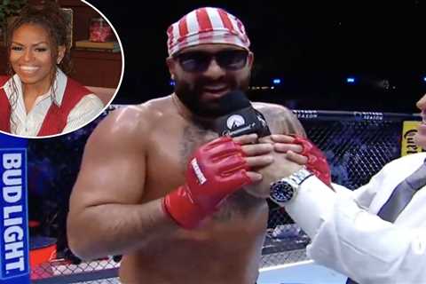 Josh Hokit rants ‘Michelle Obama is a man’ in bizarre UFC White House scene