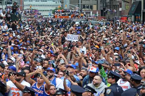 Famed TV host says he was ‘flattened’ by police during Knicks parade