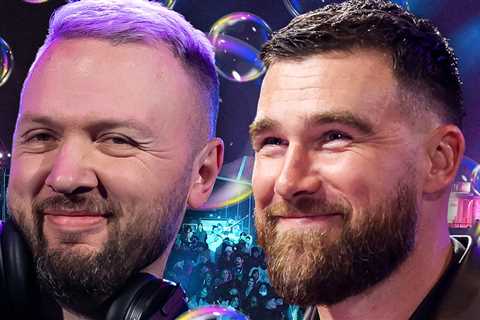 Travis Kelce Shoots Bubble Gun at Chris Lake Concert as Wedding Approaches