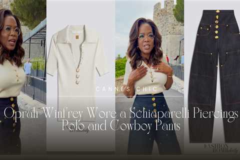 Oprah Winfrey Wore a $2,500 Schiaparelli Piercings Polo and $3,600 Schiaparelli Cowboy Pants in..