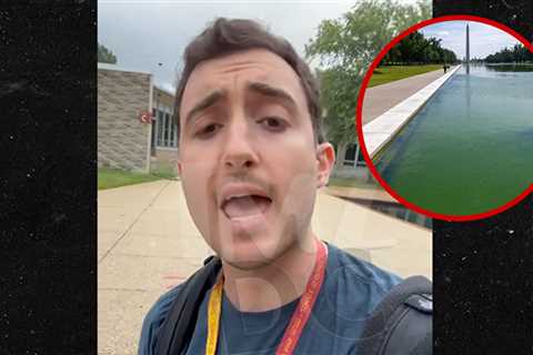TMZ DC Follows Trump's Lead For Reflecting Pool Vandalism, But It's BS