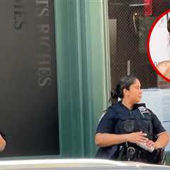 Cops Stand Watch Outside of Taylor Swift's Place Ahead of MSG Wedding