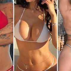 Red, White & Blue Bikinis Guess Who -- May The 4th  of July Be With You!