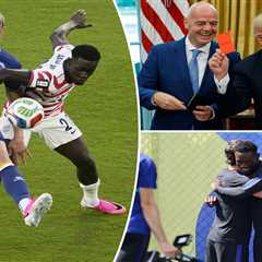 Trump says he asked FIFA for review of Folarin Balogun red card: ‘I didn’t think it was a foul’