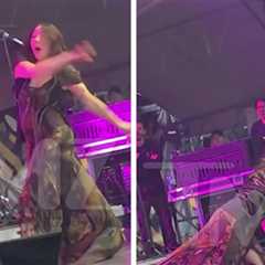 Noah Cyrus Falls On Stage During Concert, Caught on Video ... Yikes!