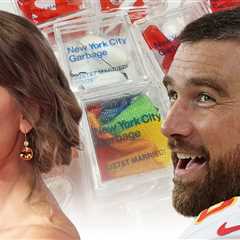 Taylor Swift and Travis Kelce's Wedding Trash, MSG Air Being Sold Online