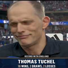 Thomas Tuchel has tense exchange with TV reporter after England’s World Cup win over Norway