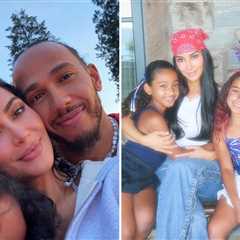 Kim Kardashian Shares Photos of Lewis Hamilton Hanging Out With Her Kids