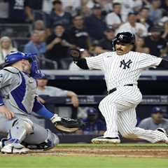 Trent Grisham gets thrown out at plate as familiar Yankees-Dodgers story unfolds again