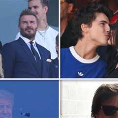 Kylie Jenner, Timothée Chalamet, Trump Lead Celebrity Crowd at World Cup Final