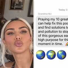 Kim Kardashian’s Bizarre Instagram Tribute After Her Grandma MJ’s Death Genuinely Needs To Be Seen..