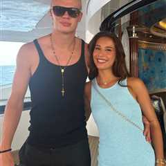Erling Haaland and girlfriend enjoy day on his private yacht after breakout World Cup