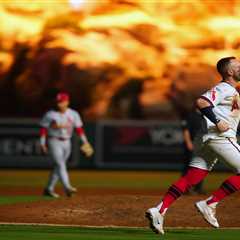 Angels fans take tarps off to another level in walk-off win vs. Cardinals