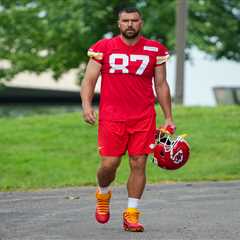 Travis Kelce ‘living the dream’ as he returns to Chiefs camp after Taylor Swift wedding