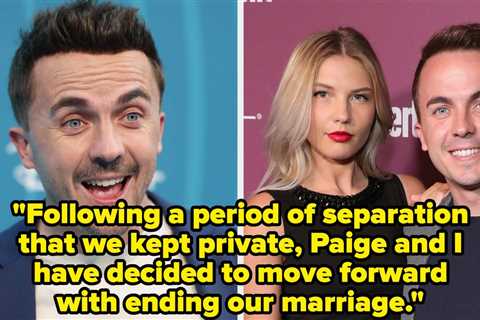 Frankie Muniz's Deleted Divorce Announcement Is The Strangest Thing I've Seen All Week