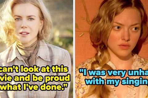 41 Actors Who Are Literally Embarrassed By Their Own Acting In Some Of Their Most Famous Roles