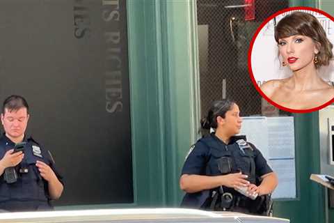 Cops Stand Watch Outside of Taylor Swift's Place Ahead of MSG Wedding