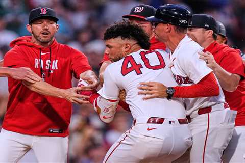 Cade Cavalli, Willson Contreras hit with seven-game suspensions after benches-clearing brawl
