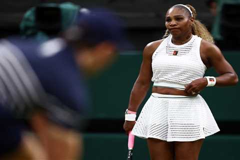 Serena Williams withdraws from Wimbledon doubles match with sister Venus because of injury:..