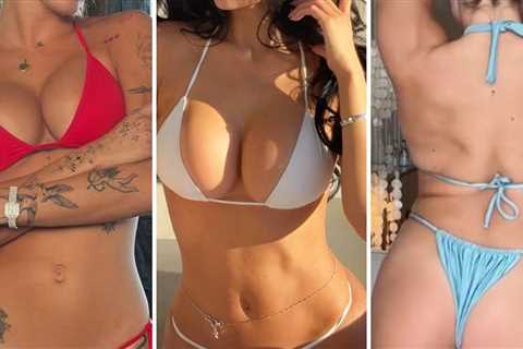Red, White & Blue Bikinis Guess Who -- May The 4th  of July Be With You!