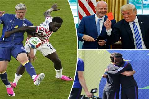 Trump says he asked FIFA for review of Folarin Balogun red card: ‘I didn’t think it was a foul’
