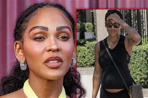Meagan Good Is Not Pregnant, Viral Baby Bump Photo Is Doctored