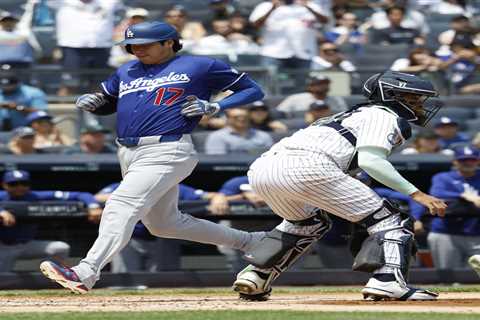 Yankees’ bats look feeble in loss to Dodgers to open doubleheader