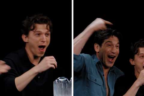 Tom Holland Makes History With Disgusting 'Hot Ones' Moment