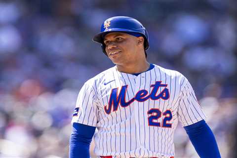 Emma Stone films movie scene with Juan Soto at Citi Field in surreal moment