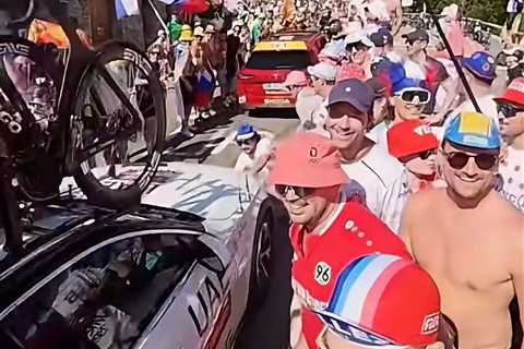Tour de France plunged into crisis as riders crash and unruly fans cause chaos