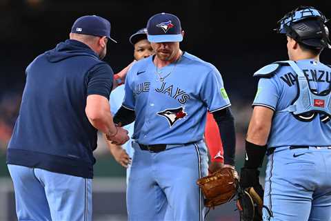 Blue Jays’ Shane Bieber  walks six batters in  two-thirds of an inning: ‘definitely was my worst’