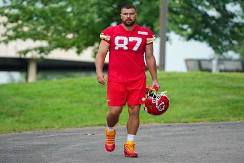 Travis Kelce ‘living the dream’ as he returns to Chiefs camp after Taylor Swift wedding