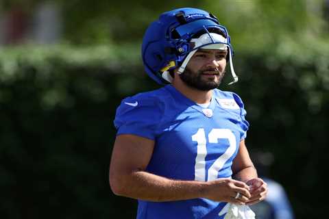 Puka Nacua speaks at LA Rams training camp for the first time