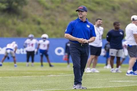 John Harbaugh’s Giants era opens with energy, intensity at training camp