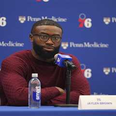 Jaylen Brown ‘threw my phone across the room’ when he found out he was traded to 76ers