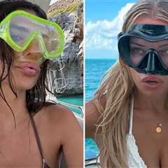 Emily Ratajkowski vs. Corinna Kopf Who'd You Rather?! Snorkeling Stars