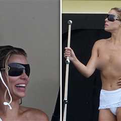 Brooks Nader Swims Topless With Model Jack Lumsden