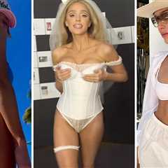 Alex Cooper Hot Shots To Mark Her 32nd Birthday -- Bump & All