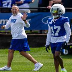 Matt Nagy faces the brunt of the Giants pressure to develop Jaxson Dart